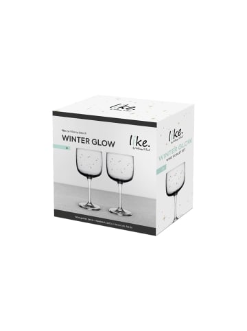 like. by Villeroy & Boch 2er Set Weinkelche Winter Glow in 270 ml in grau
