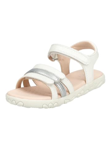 Geox Sandalen in Weiß/Silber