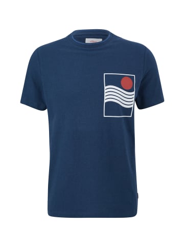 s.Oliver T-Shirt in 58D1_tiefblau