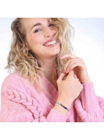 Lucardi 925 Silber Armband  Herz