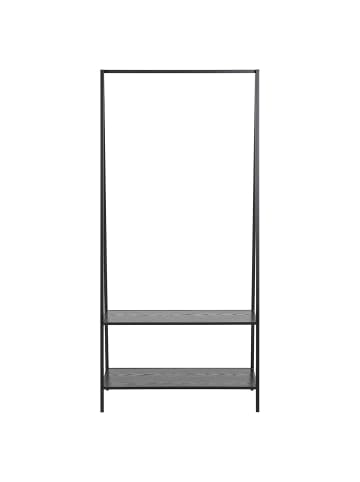 ebuy24 Garderobenständer Seaford Schwarz 77 x 37 cm