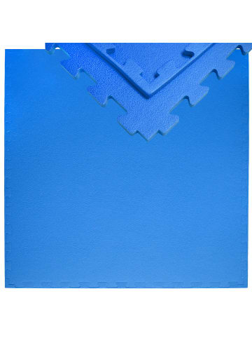eyepower Trainingsmatte Puzzlematte Sportmatte 90x90x1,2 cm Blau blau