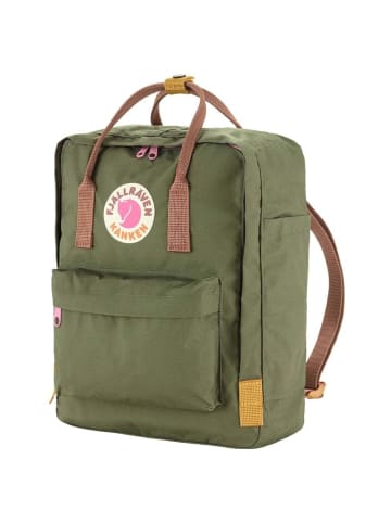 FJÄLLRÄVEN Kånken Koncept - Rucksack 36 cm (super grey-green) in green-khaki dust