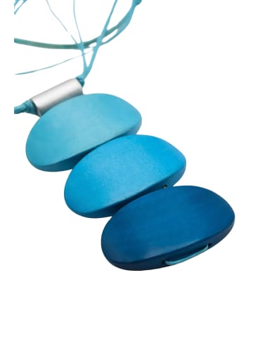 collezione alessandro Lange Kette " Asmara " in türkis