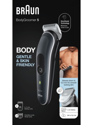 Braun BodyGroomer "5 - BG5340" in Grau und Schwarz