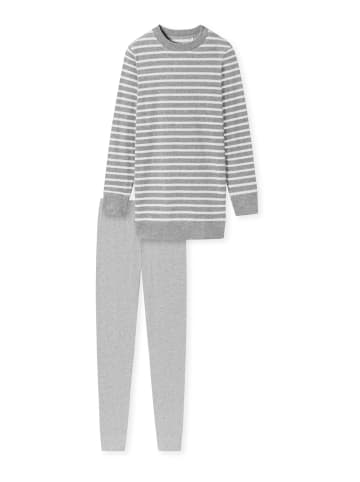 Schiesser Schlafanzug Casual Essentials in Grau