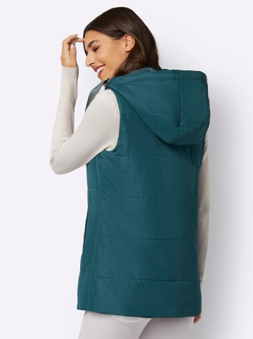 Sieh an! Steppweste in petrol