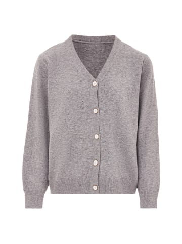 aleva Strickjacke in Grau Melange