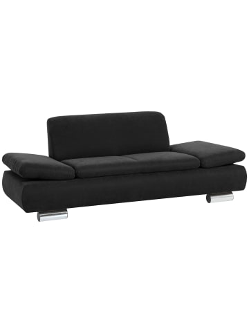 others SOFA 2-Sitzer Kaye Bezug Veloursstoff Metallfuß verchromt / schwarz