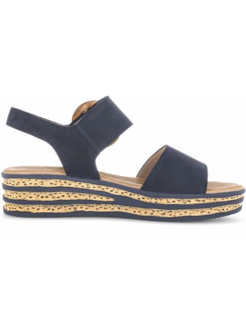 Gabor Plateau Sandalen für Damen in dunkel-blau