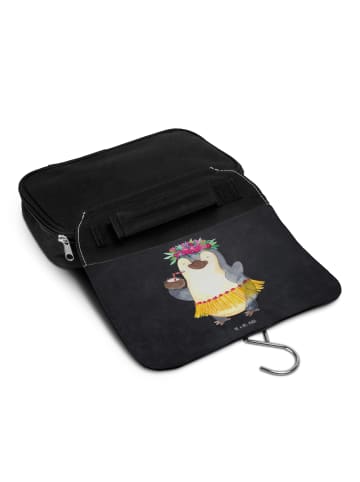 Mr. & Mrs. Panda Waschtasche Pinguin Kokosnuss ohne Spruch in Kreidetafel