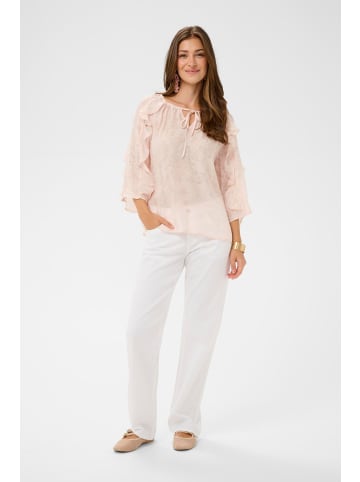 Cream Langarm-Bluse CRAmy Regular fit in Peach Blush