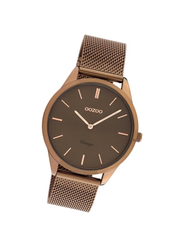 Oozoo Analog-Armbanduhr Oozoo Vintage Series hellbraun mittel (ca. 38mm)