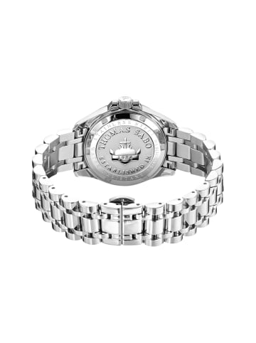 Thomas Sabo Damenuhr in silber, grün