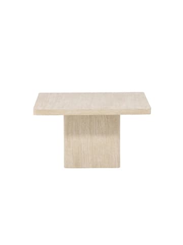 ebuy24 Couchtisch Qvart Beige 80 x 80 cm