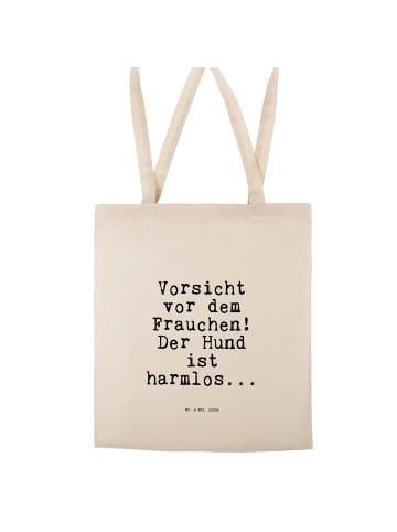 Mr. & Mrs. Panda Schultasche Vorsicht vor dem Frauchen!... mit S... in Creme