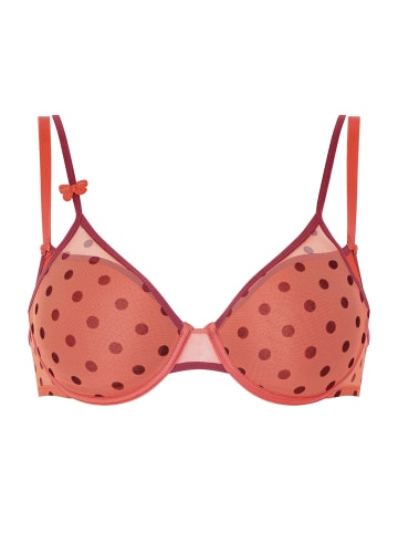 Passionata Schalen-BH mit Spacer Cup Miss Joy in Orange/Fig Dots