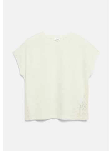 s.Oliver T-Shirt in 8000_helles beige