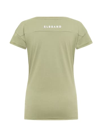 ELBSAND T-Shirt Ragne in Green Leaf
