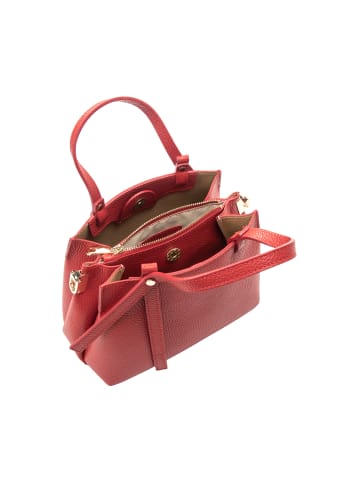 Usha Schultertasche Aus Leder in Rot