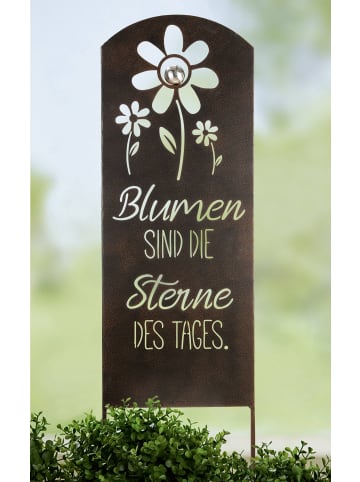 GMD Living Gartenstecker "Sterne" in braun