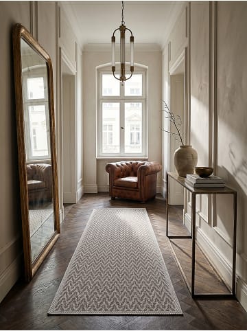 KADIMA DESIGN Teppich flachgewebt Geometrisch flachgewebt pflegeleicht Wohnzimmer in Beige