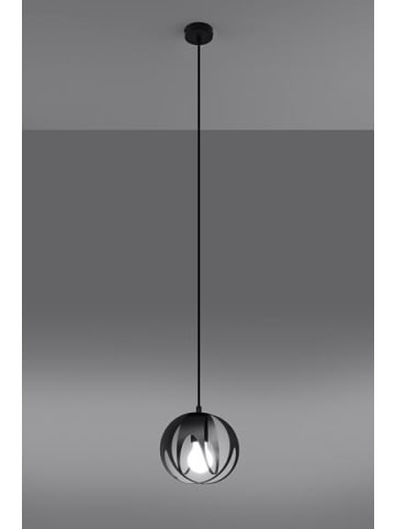 Nice Lamps Hängeleuchte VEDA in Schwarz (L)16cm (B)16cm (L)125cm