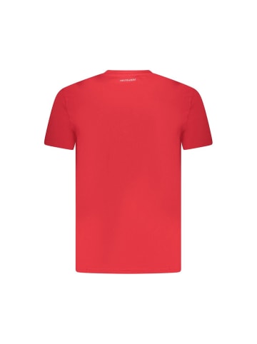 Trussardi Rotes Baumwoll-T-Shirt