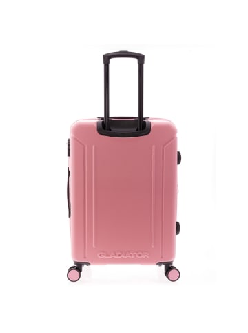 Gladiator 2900 4 Rollen Trolley M 67 cm mit Dehnfalte in pink