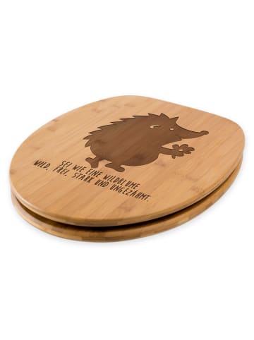 Mr. & Mrs. Panda WC-Brille Igel Dankeschön mit Spruch in Transparent