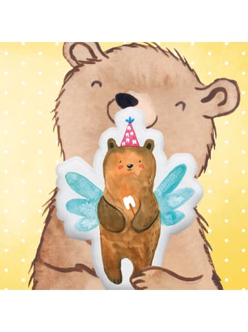 Mr. & Mrs. Panda Kissen Bär Zahnfee ohne Spruch in Weiß