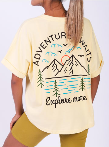 wat? Apparel T-Shirt Adventure awaits in Butter