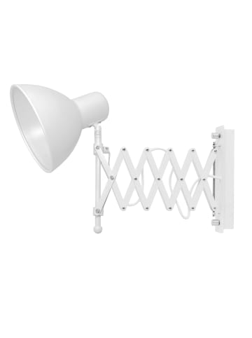 Licht-Erlebnisse Wandlampe (B)16 x (H)24 cm in Weiß