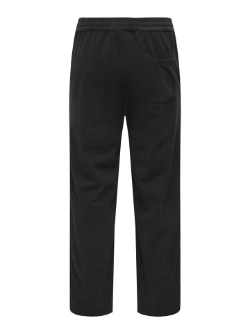 ONLY & SONS Hose mit weitem Beinschnitt in Black
