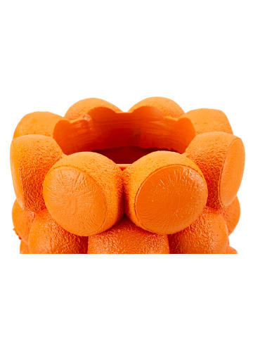 Mauro Ferretti Orangefarbene Harzvase aus Orangen, Ø 19 x 28 cm
