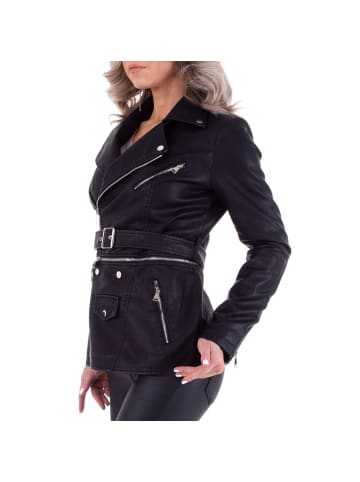 Ital-Design Jacke in Schwarz