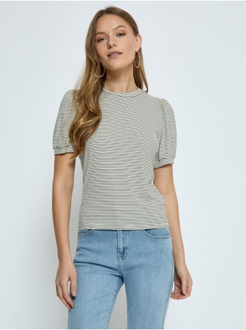 minus T-Shirt in Cloud Dancer Stripe