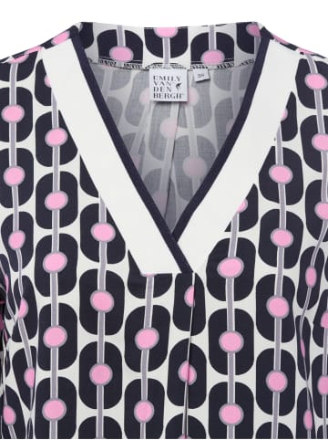 EMILY VAN DEN BERGH  Tunikabluse in marine pink