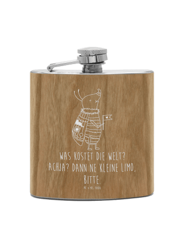 Mr. & Mrs. Panda Likörflasche Nachtfalter Fähnchen mit Spruch in Braun