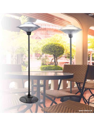 Millarco 58626 Stand-Terrassenheizer Wärmestrahler Terrassen-Heizung für Balkon