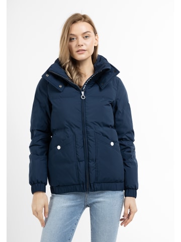 DreiMaster Maritim Winterjacke Mit Wattierung in Dunkelmarine