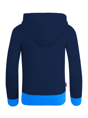 Trollkids Hoodie Pullover mit Kapuze "Sortland" in Marine/Mittelblau