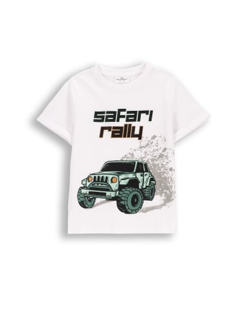 Coccodrillo T-Shirt mit kurzen Ärmeln in weiß