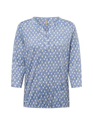 soyaconcept Langarmshirt SC-Felicity in hellblau weiß