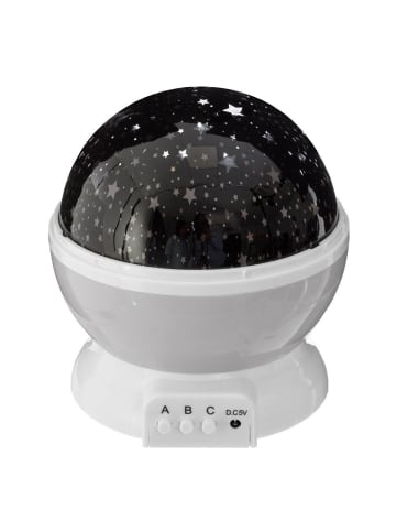 Atmosphera Créateur d'intérieur Nachtprojektor in Grau, 12,4 x 14 cm