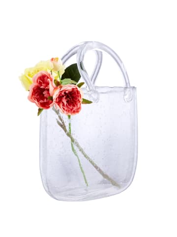 Butlers Vase KELLY mit Henkeln in Durchsichtig