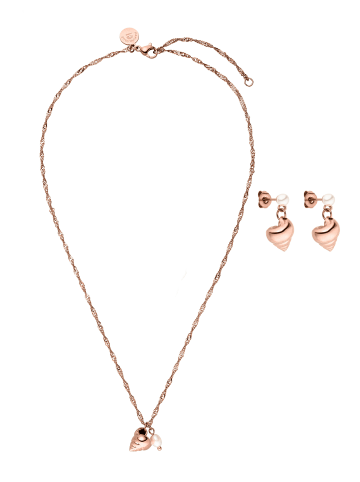 PURELEI 2tlg. Schmuckset Mahina Club Seashore in Rosegold