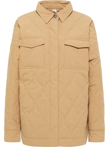 DreiMaster Damen Overshirt Aus Baumwolle in Sand