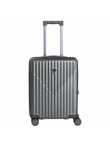 Guess Olbia - 4-Rollen Kabinentrolley S 55 cm (blue) in gunmetal