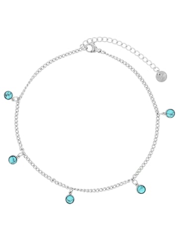 Adeliás Damen Anhänger aus Edelstahl mit Perle in silber